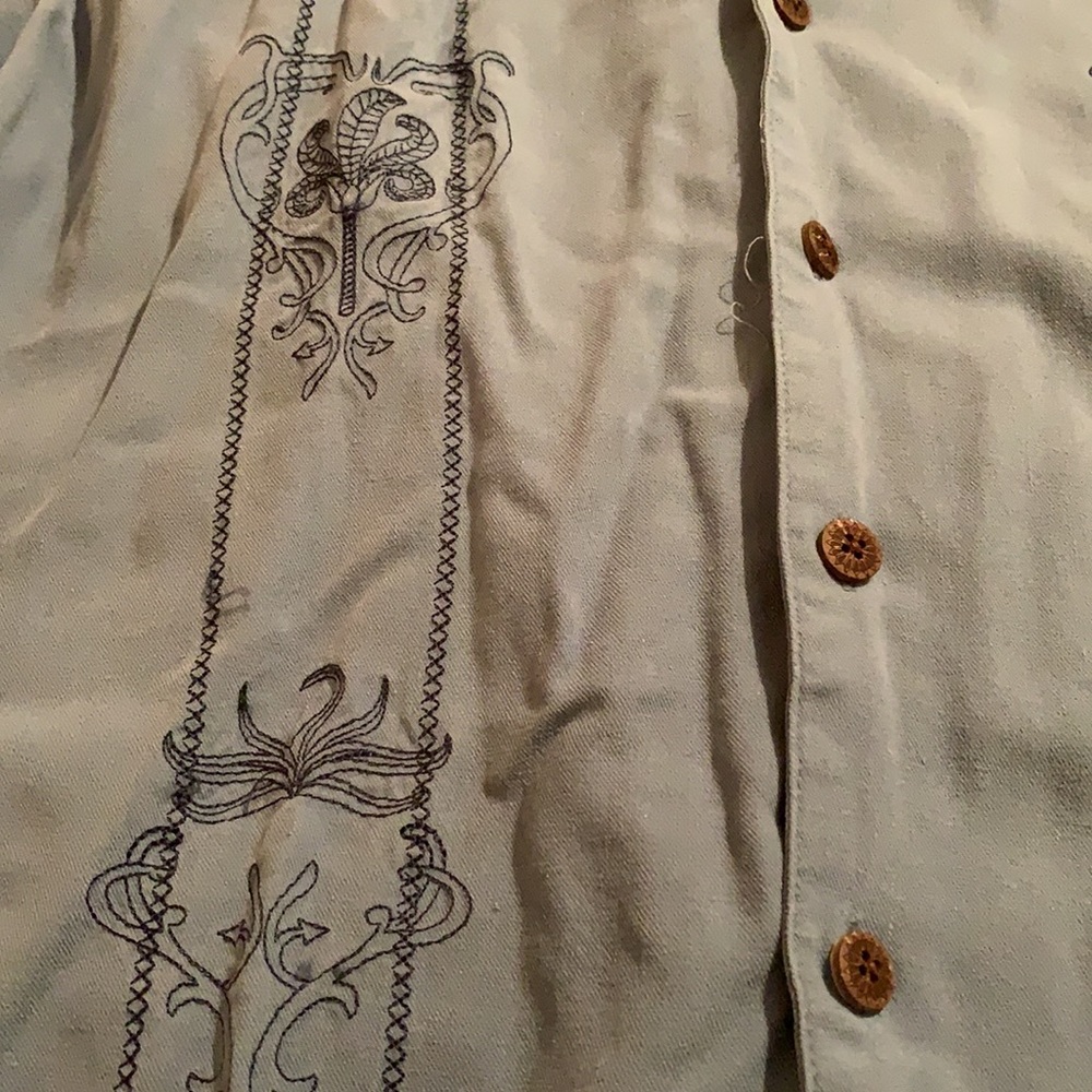 Men’s Caribbean Joe 100% silk shirt - Picture 4 of 7